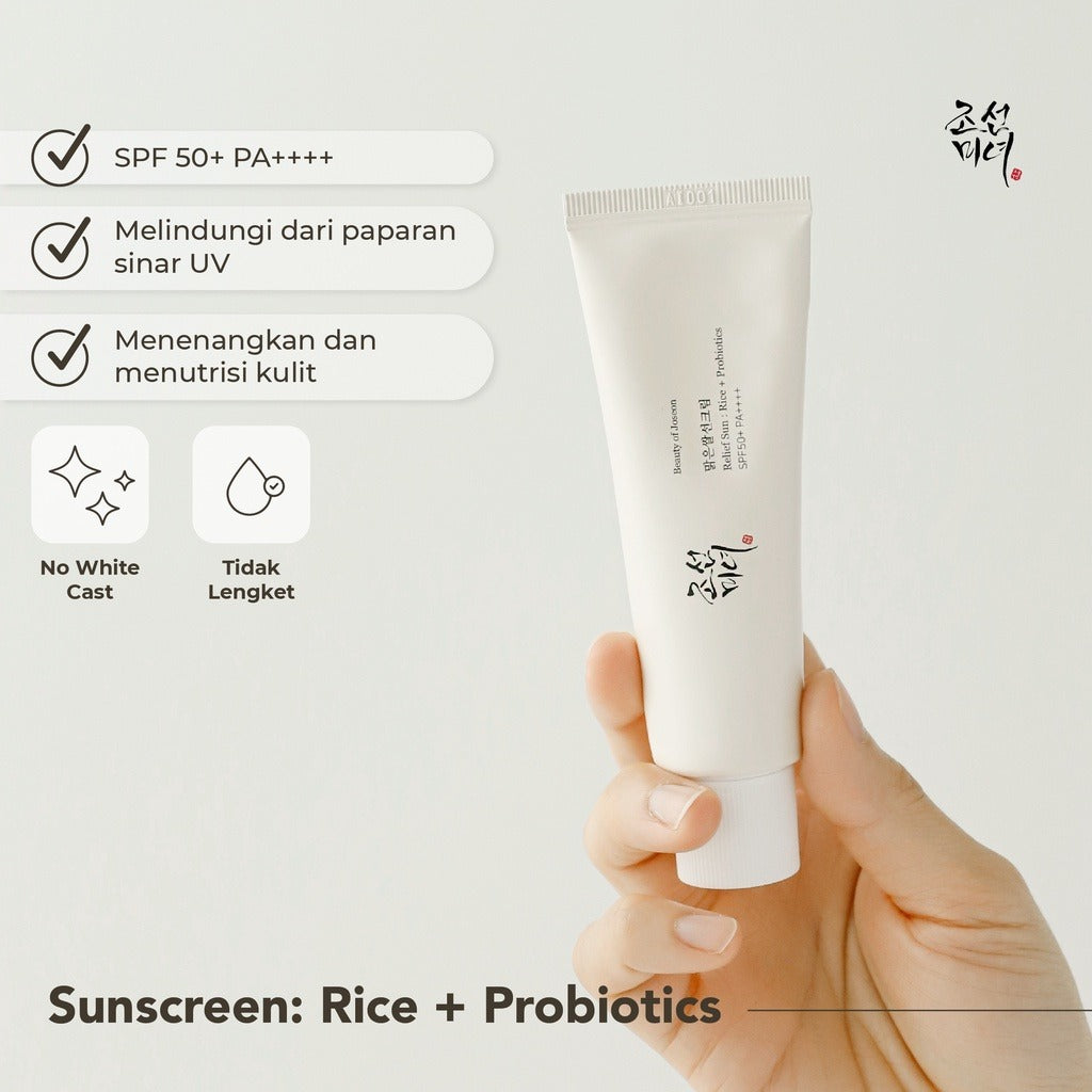 Beauty of Joseon Relief Sun: Rice + Probiotics SPF50+ PA++++